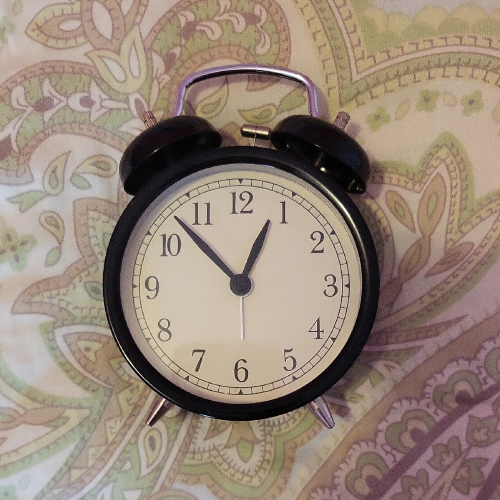 Classic Black Alarm Clock